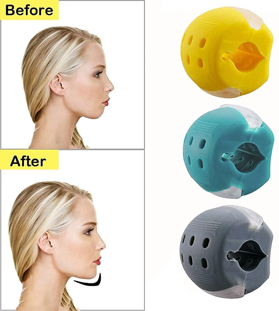 3 Huấn luyện viên Jawline, Jaw Bài tập huấn luyện Jaw Huấn luyện Kiefer Face Straffer Line Line Jawline Persentiser Face Kiefer Face Design Thiết bị để tăng cường và thắt chặt hàm