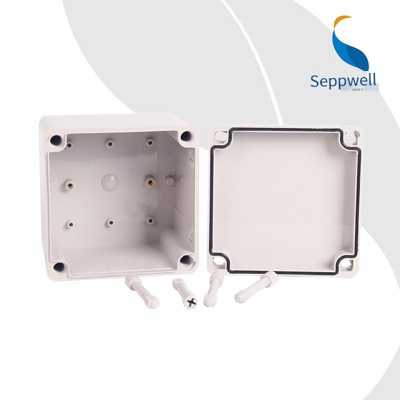 Giao hàng nhanh Saipu hộp nối nhựa ABS ngoài trời IP67 kín hộp chống nước lỗ nút hộp nối nguồn đầu cuối