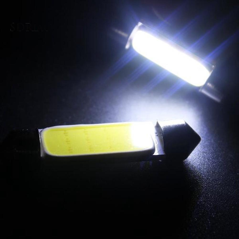 Bộ 4 bóng đèn LED COB 39mm gắn trần xe hơi chuyên dụng