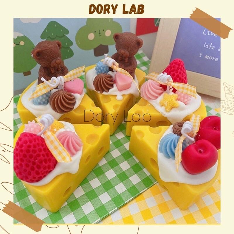 Combo Tự Làm Nến Thơm Tại Nhà Miếng Phô Mai Phủ Topping - Dory Lab