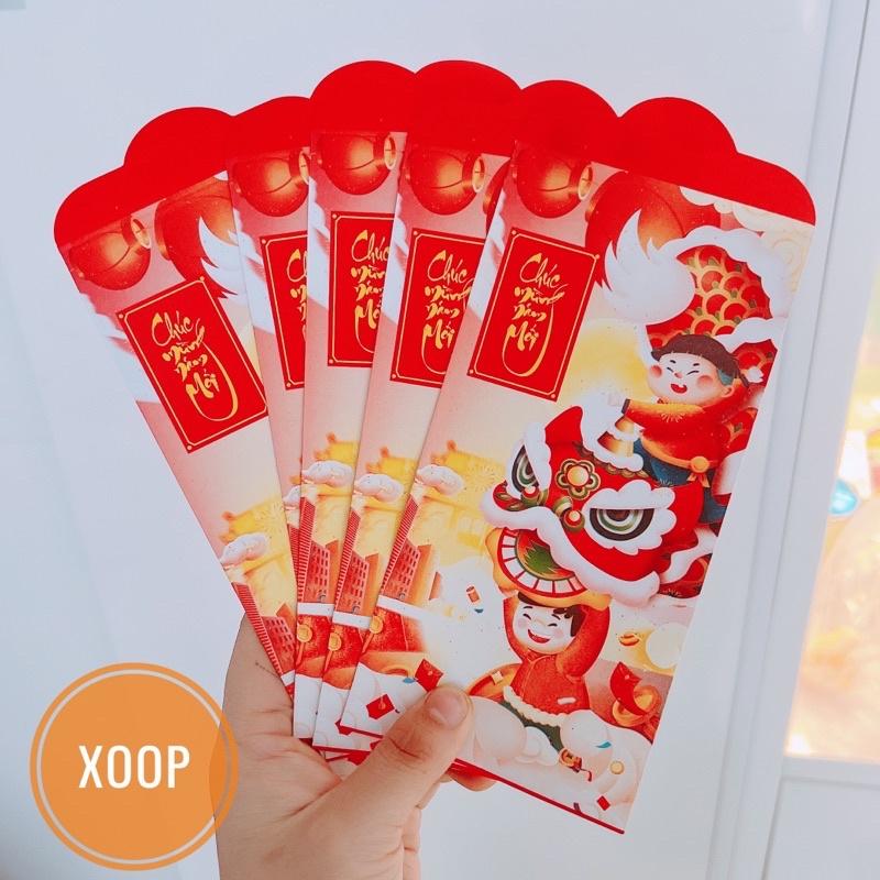 SÉT 10 BAO LÌ XÌ TẾT MẪU MỚI 2022- 1bịch 10 cái