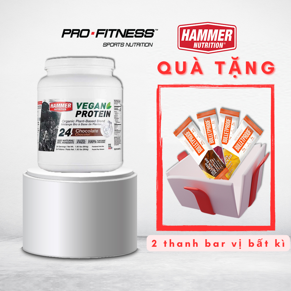 Sữa Bổ Sung Protein Dành Cho Người Ăn Chay - Hammer Nutrition Organic Vegan Protein 24 serving