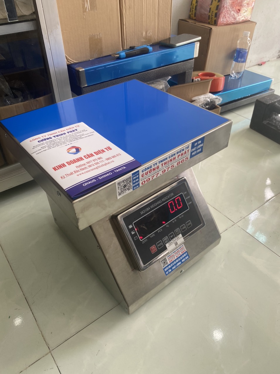 Cân Ghế Ngồi Inox XK3108A 200kg - DẠNG HỘP