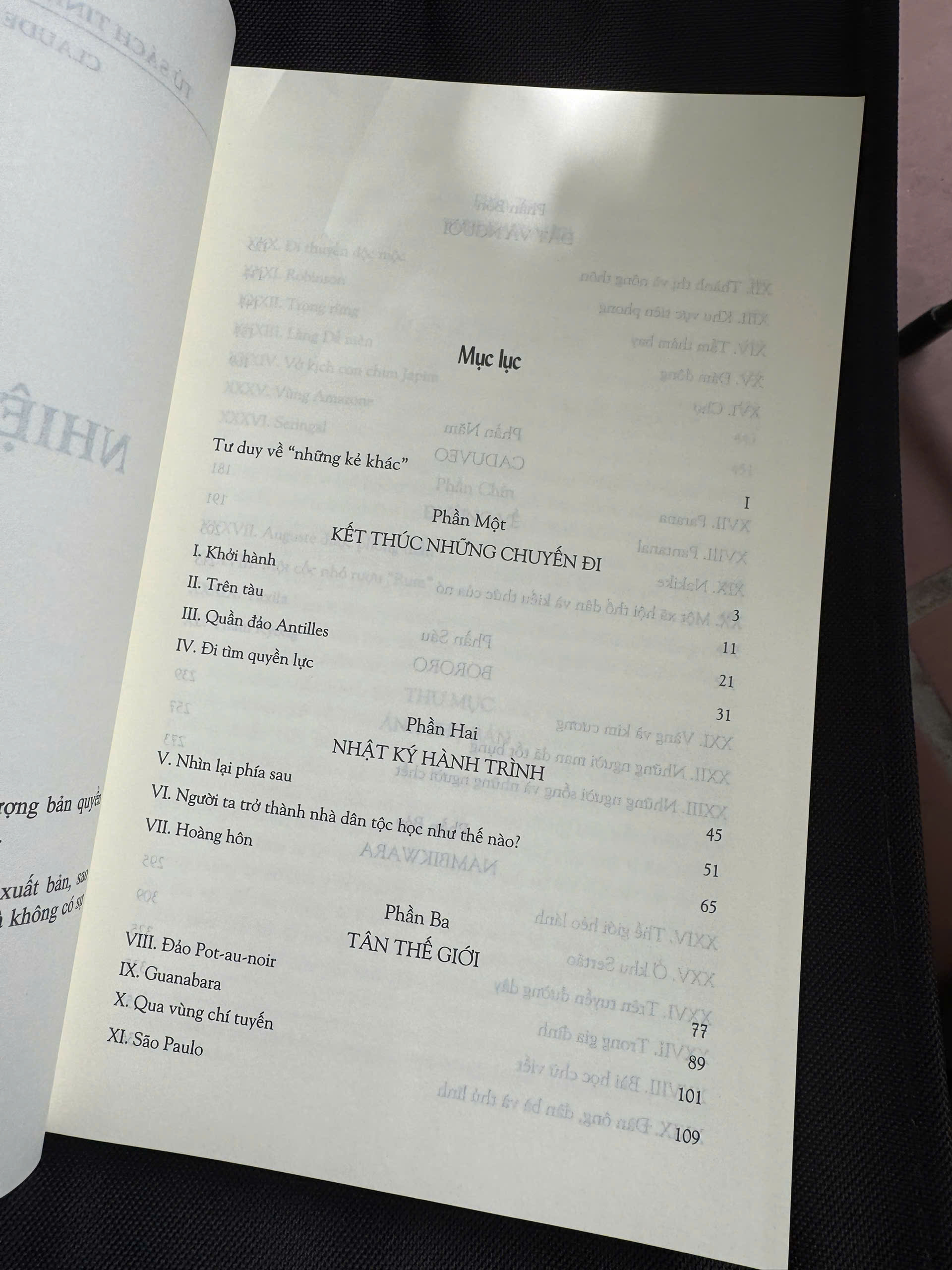 NHIỆT ĐỚI BUỒN - Claude Lévi-Strauss  - Ngô Bình Lâm dịch – NXB Tri Thức