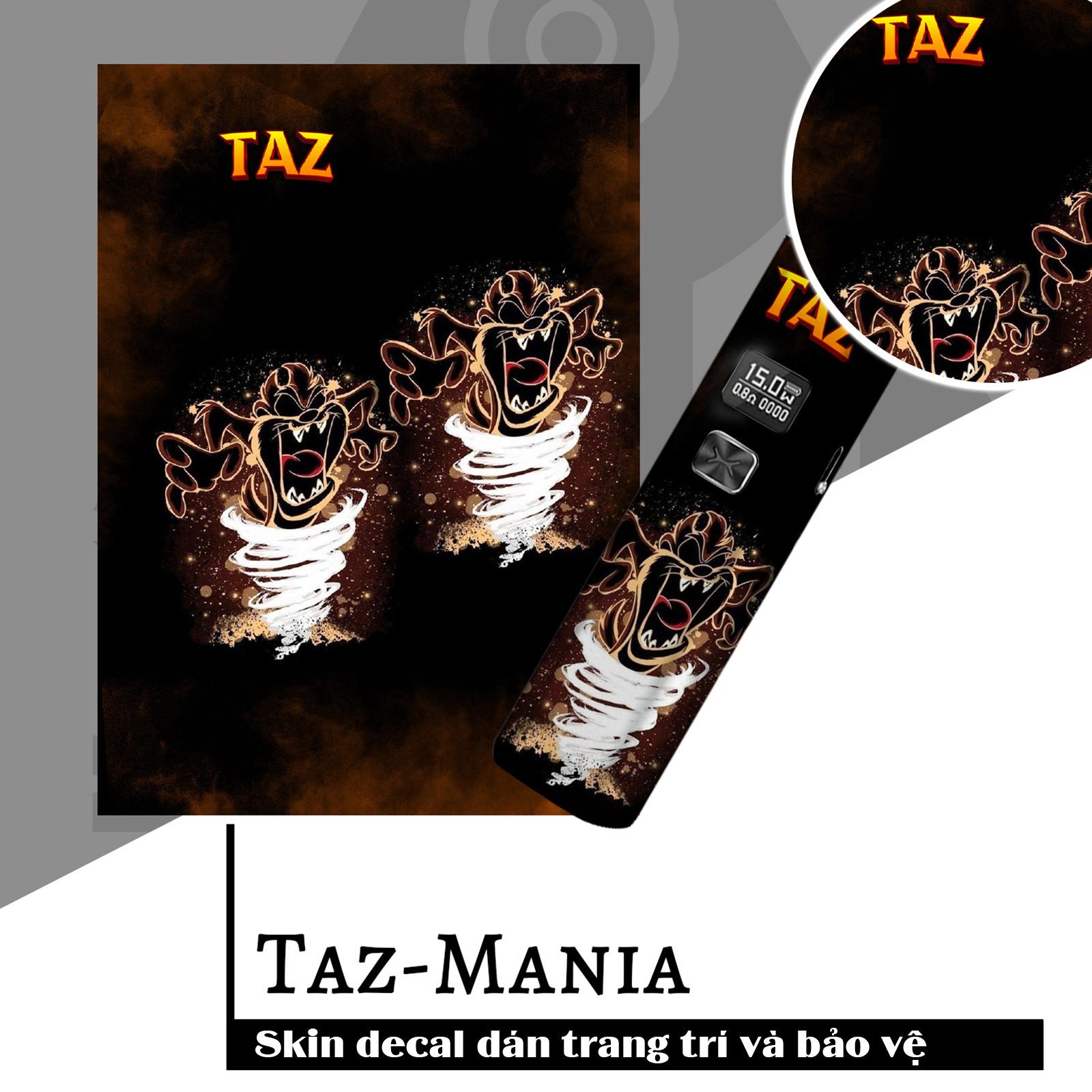 Skin dán Xlim V1, V2, SE mẫu Taz Mania (dễ dán, đã cắt sẵn chi tiết)