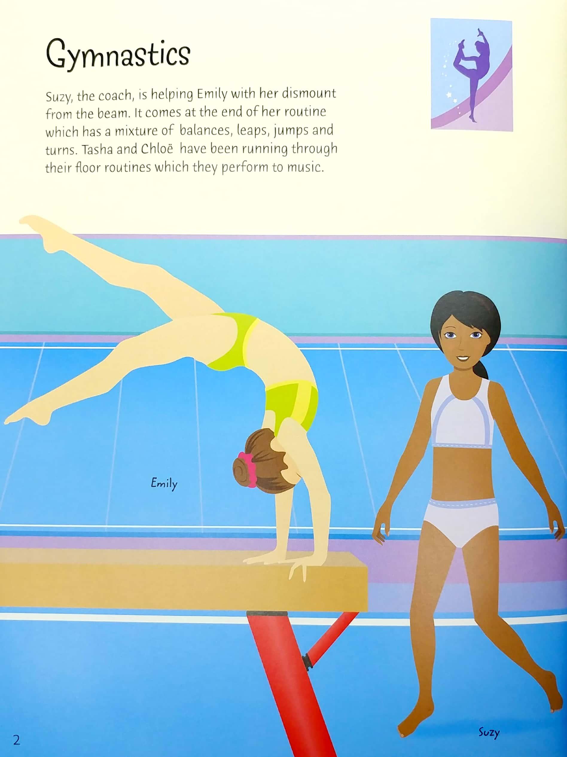 Sticker Dolly Dressing Sports