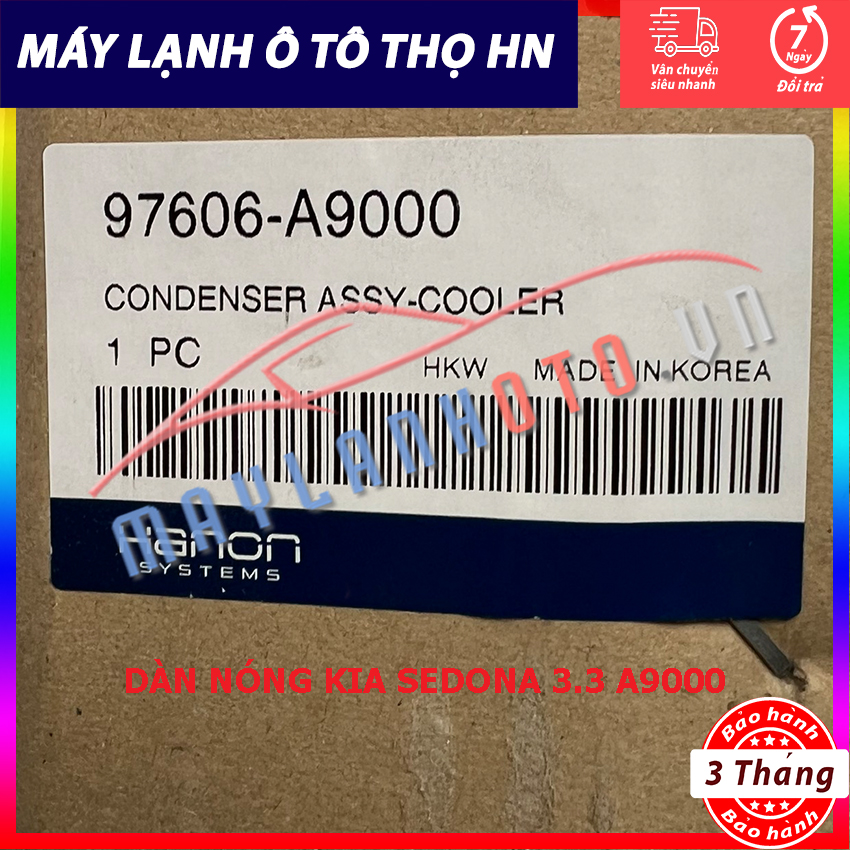 Dàn  nóng Kia Sedona 3.3  Hàng xịn Hàn Quốc