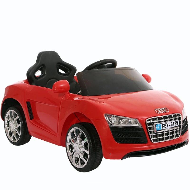 Ô tô xe điện AUDI FEY 5189 đồ chơi vận động cho bé tự lái và remote từ xa (Trắng-Xanh-Hồng-Đỏ)