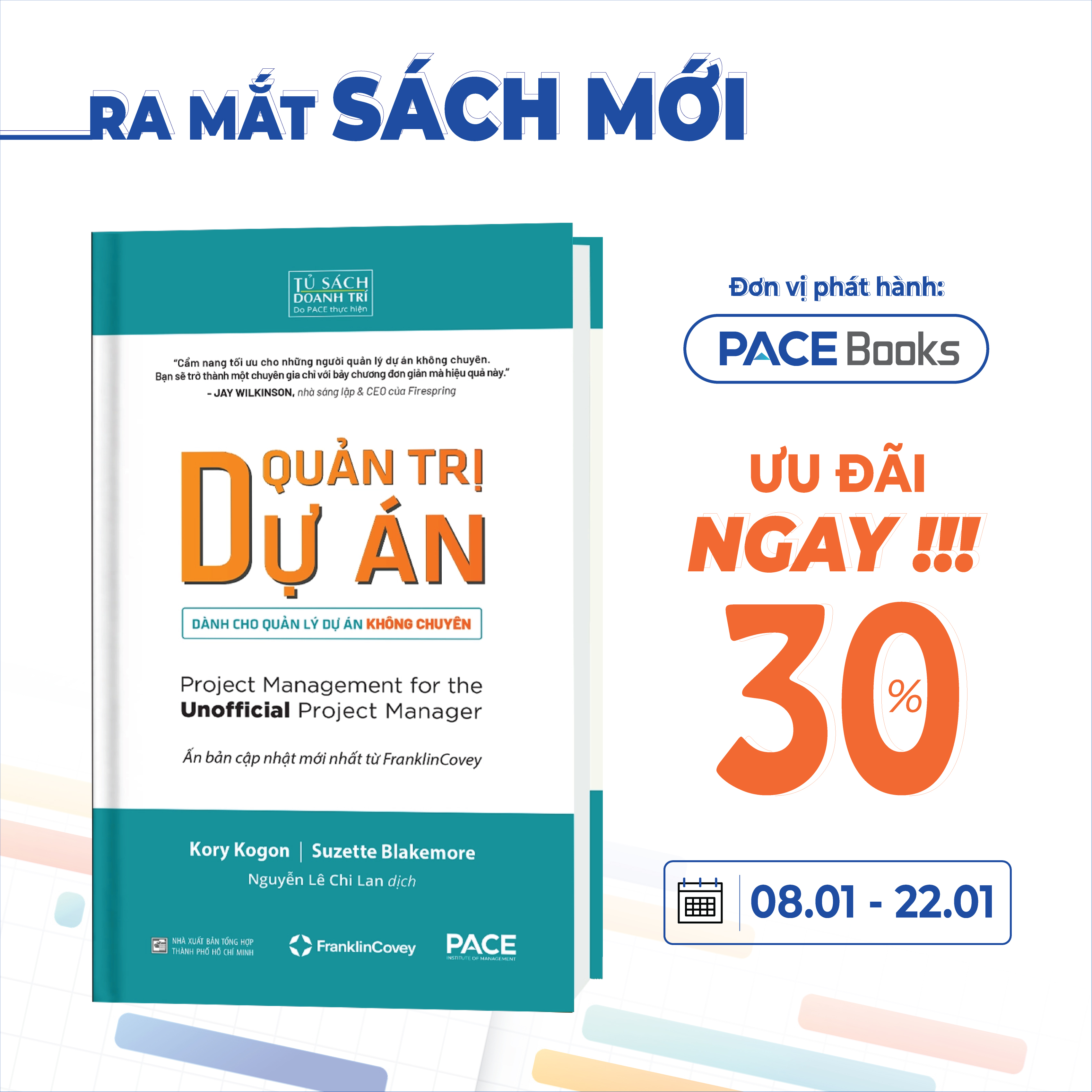 Sách - Quản Trị Dự Án dành cho Quản Lý Dự Án Không Chuyên - PACE Books