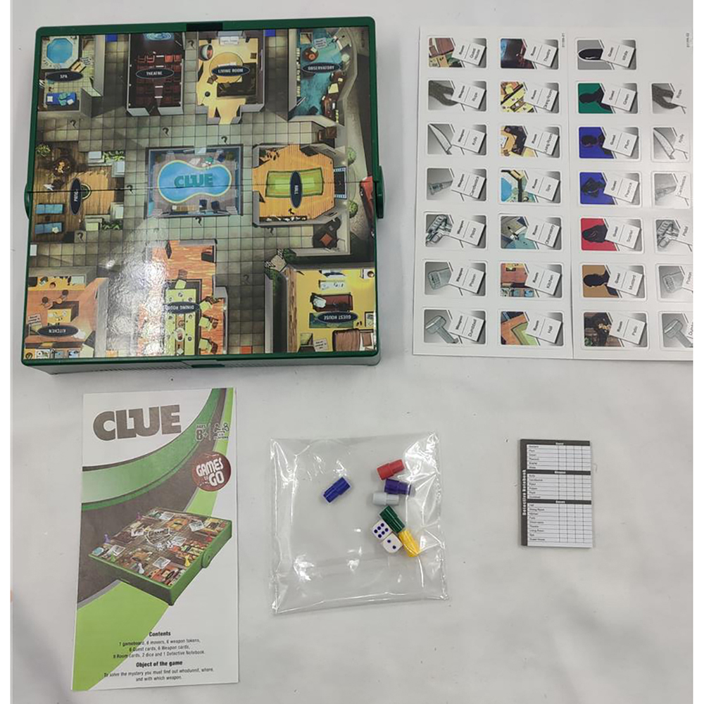 Bộ Board Game Clue Game To Go Phá Án Hấp Dẫn