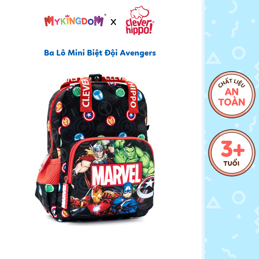 Ba Lô Mini Biệt Đội Avengers CLEVERHIPPO BLM4114/BLACK