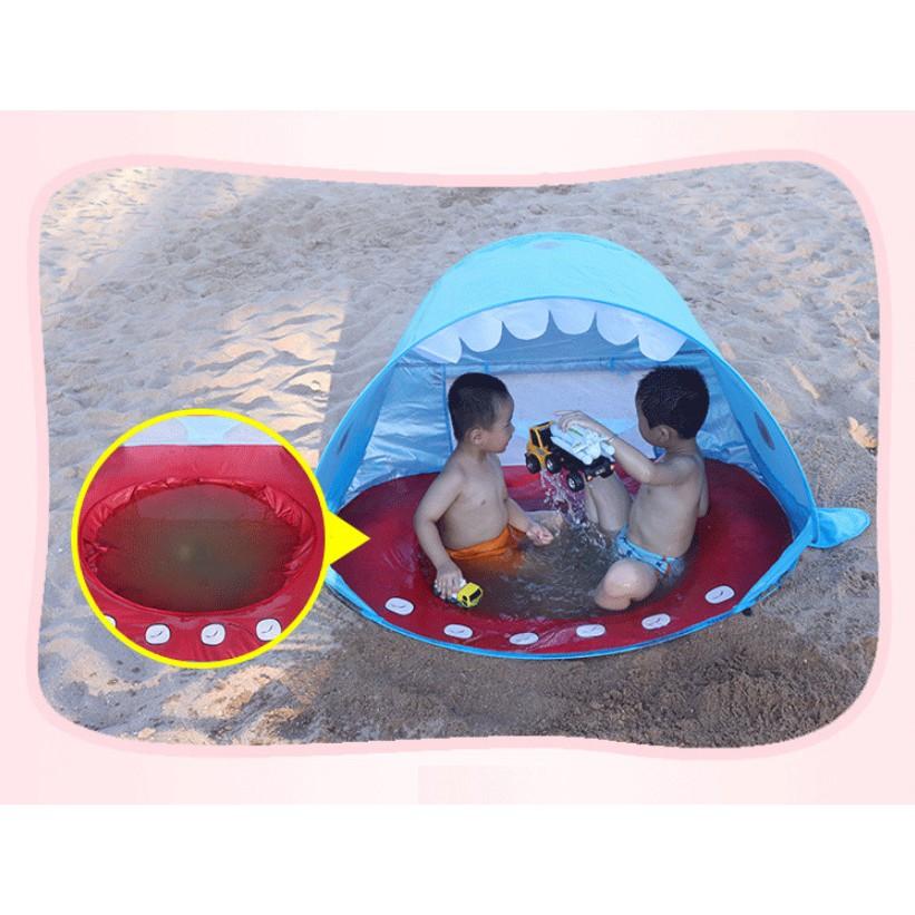 Lều Hố Cát Beach Shark chống bỏng da đi biến cho Bé - Home and Garden