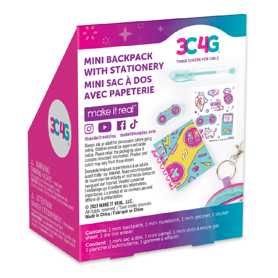 Đồ Chơi Bộ Sổ Khóa Và Bút Bubble Gum Glitter 3C4G 12052 - Giao hàng ngẫu nhiên