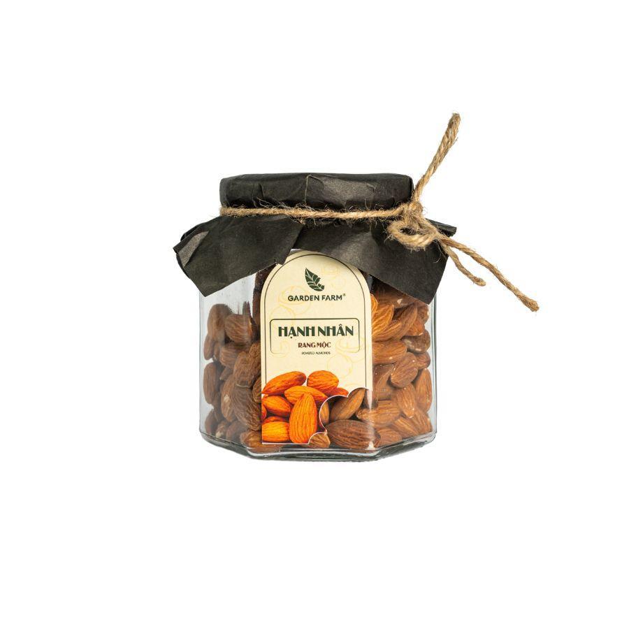 Hạt hạnh nhân GARDEN FARM hũ 500g