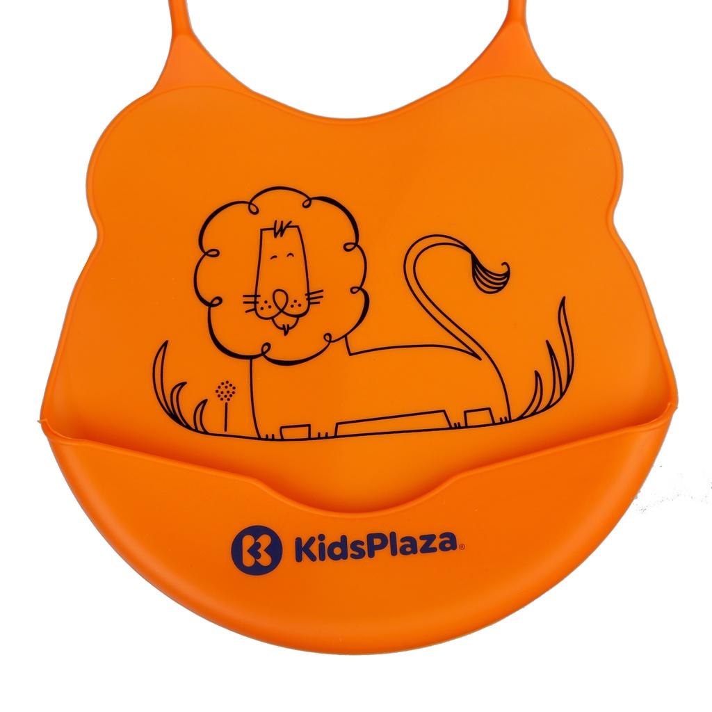 Yếm ăn silicon cho bé Kids Plaza BIB006 (Nhiều mẫu