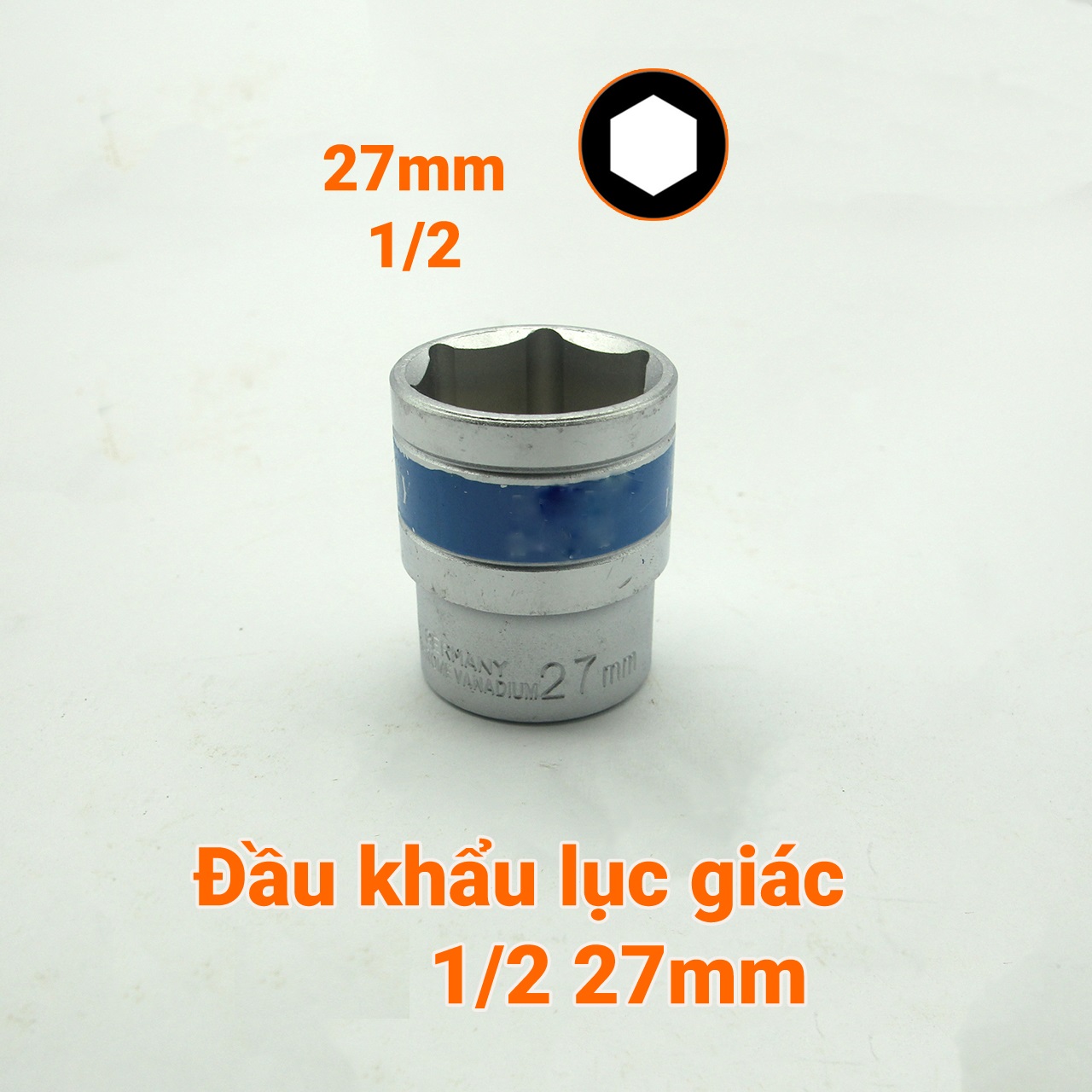 Đầu khẩu lục giác 1/2inch có nhiều kích thước lựa chọn