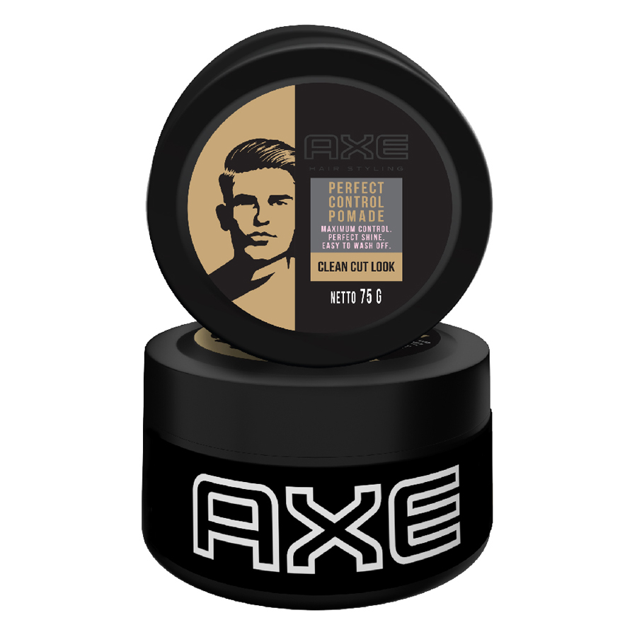 Pomade tạo kiểu tóc AXE Clean Cut Look giữ nếp tối ưu, bật tung khí chất dành cho nam, 75g