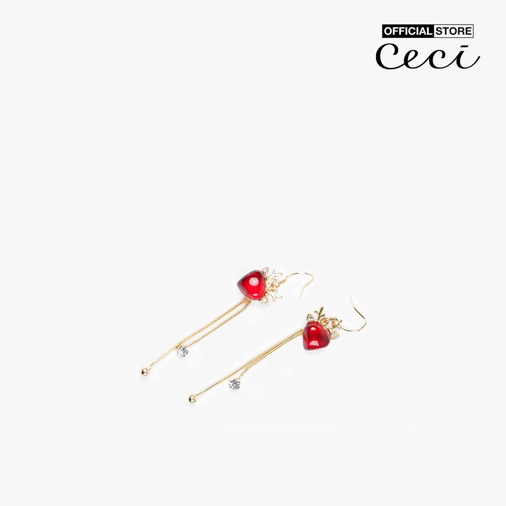 CECI - Khuyên tai nữ hình tuần lộc đính đá nổi bật CC1-02000192