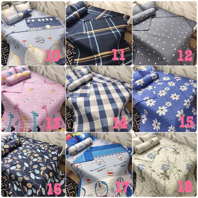 Bộ vỏ chăn ga gối 1m2