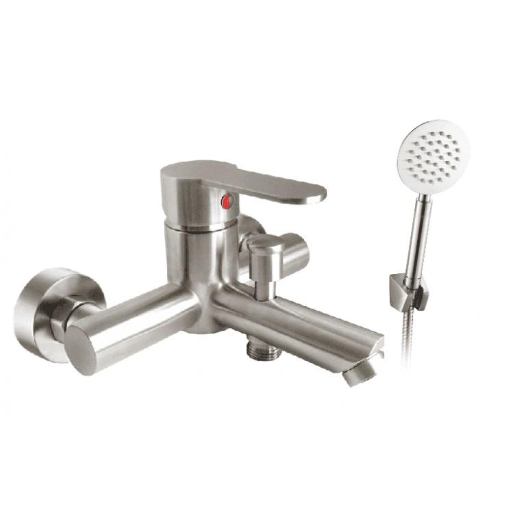 VÒI SEN NÓNG LẠNH HÌNH TRÚC - INOX 304 BÓNG