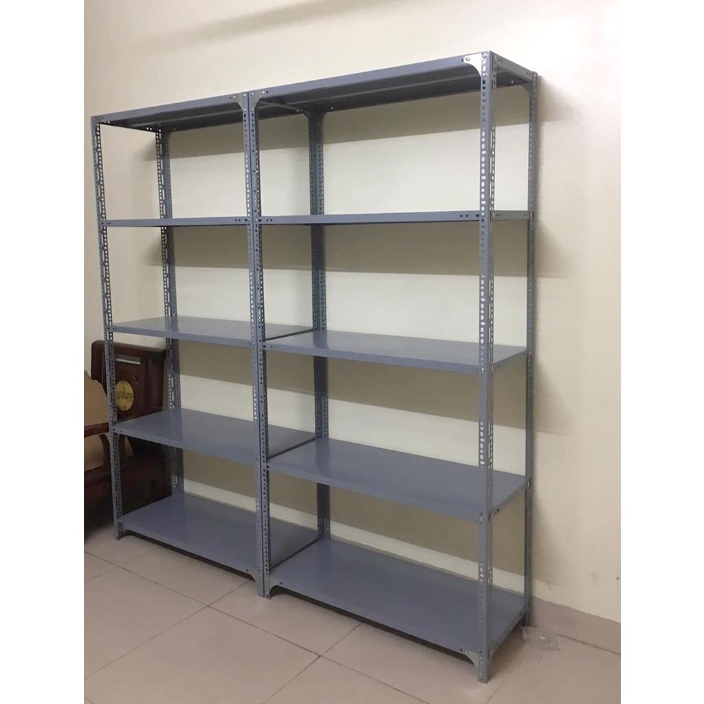 Kệ Sắt V Lỗ Đa Năng 5 Tầng Dài 0,6mx Rộng 0,3m x Cao 2m Lắp Ghép Để Hàng