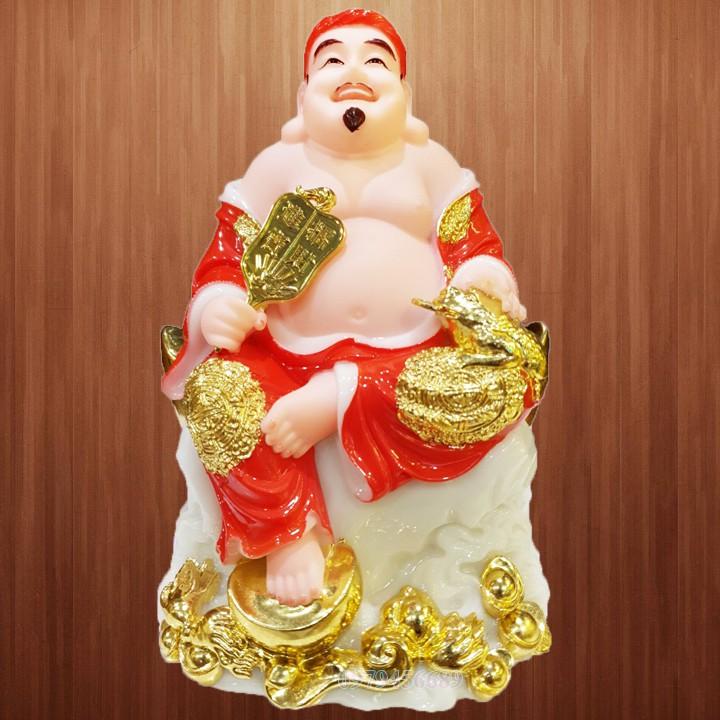 Cặp tượng thần tài ông địa đá cao cấp 10 inch - M7