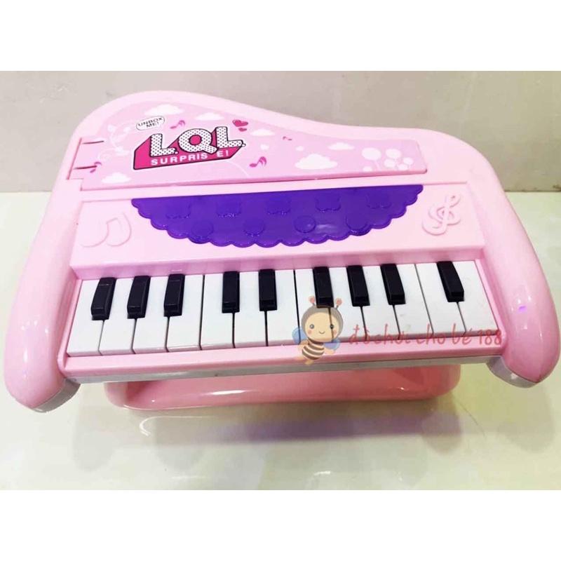 Đồ chơi đàn piano có đèn nhạc cho bé hình búp bê LOL cực xinh