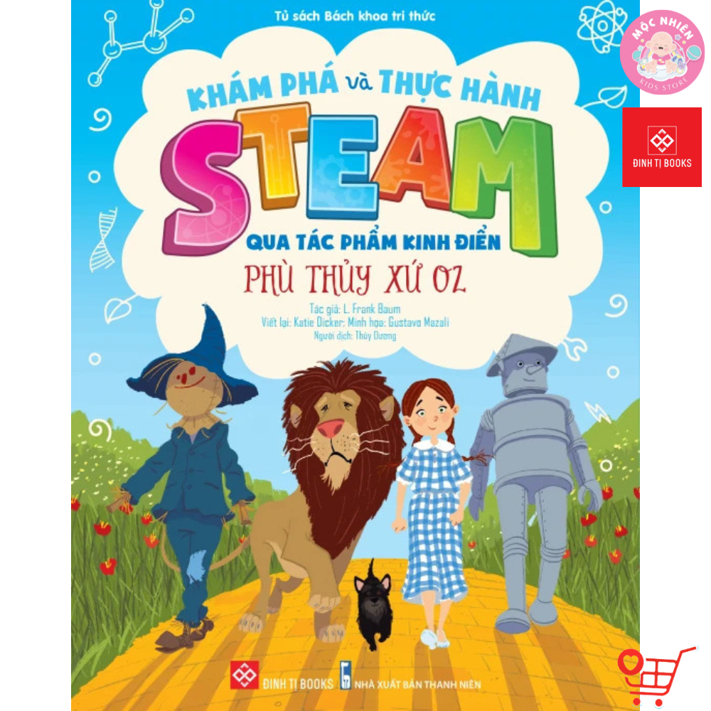 Sách - Khám phá và thực hành STEAM qua tác phẩm kinh điển - Lẻ cuốn 4 chủ đề - Đinh Tị Books