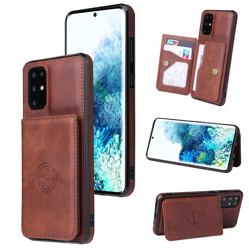 Ốp lưng điện thoại có ngăn đựng thẻ dành cho Samsung Note20 S20 FE Ultra Note10 S10 Plus
