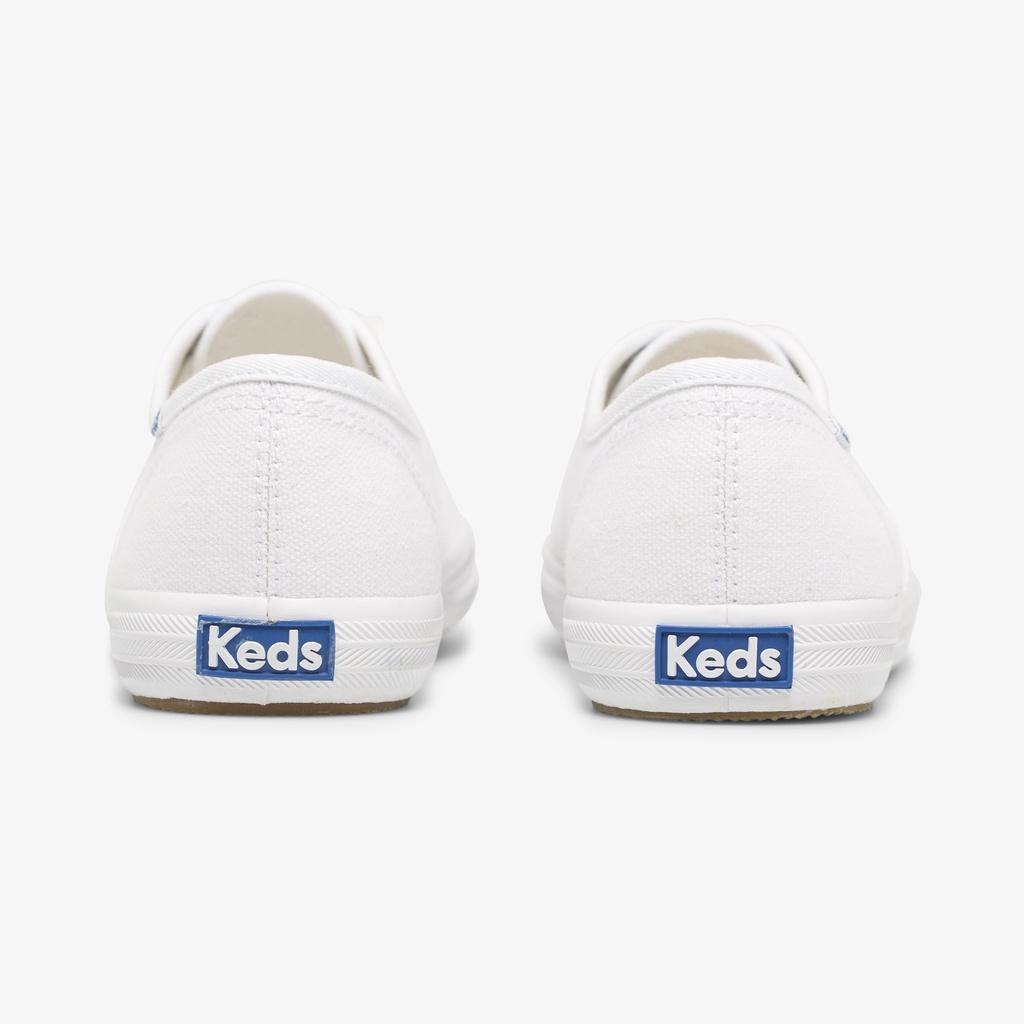Giày Keds Nữ - Champion Organic Canvas White - KD064811