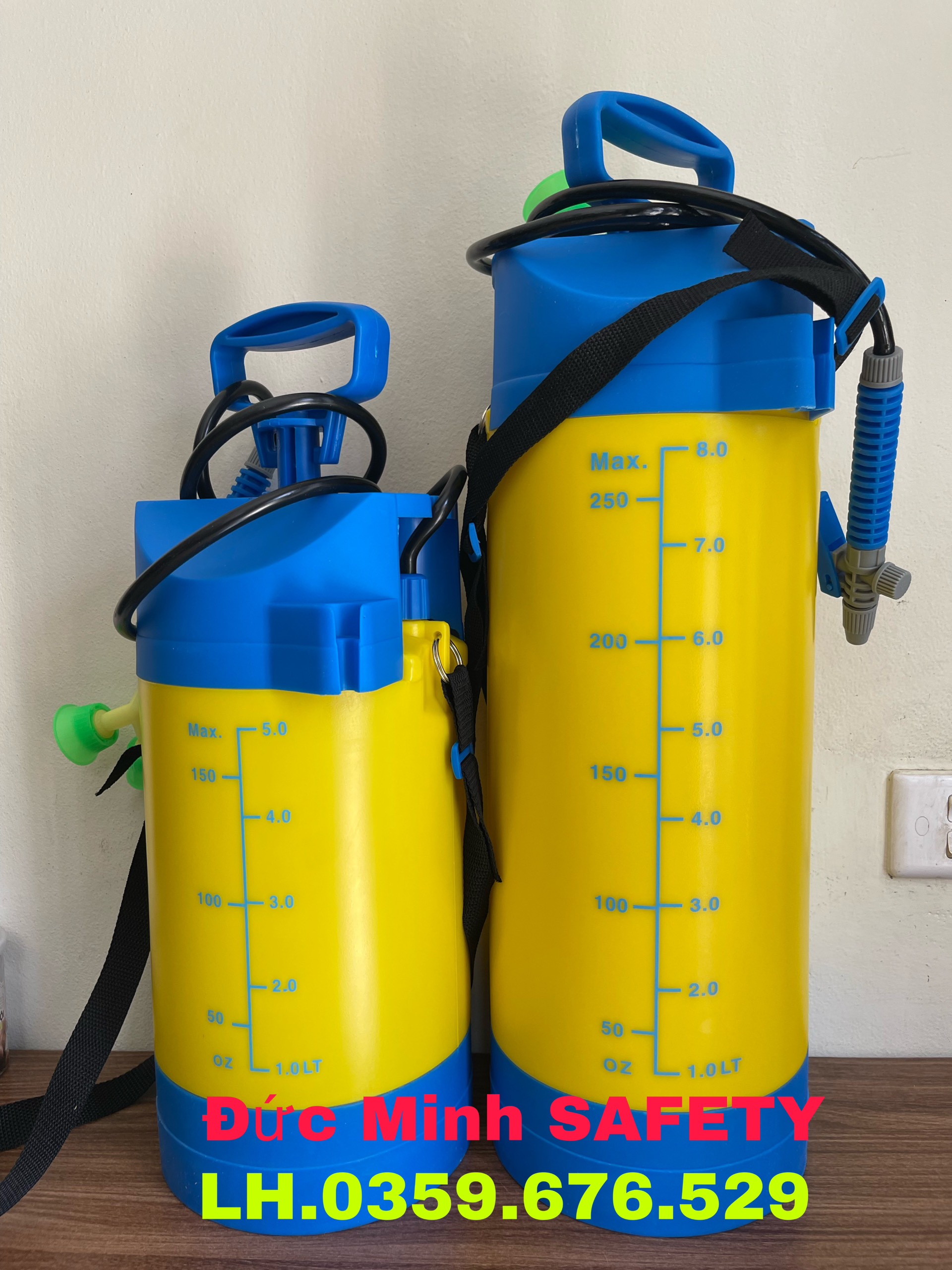Bình rửa mắt khẩn cấp di động 8 lít