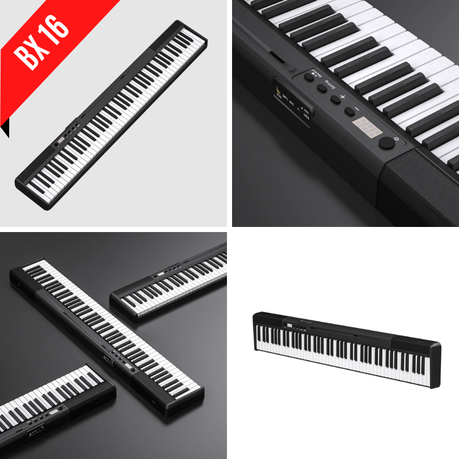 Đàn Piano Điện Bora BX 16 - 88 Phím Cảm Lực- Kết Nối Bluetooth + Chân Đàn