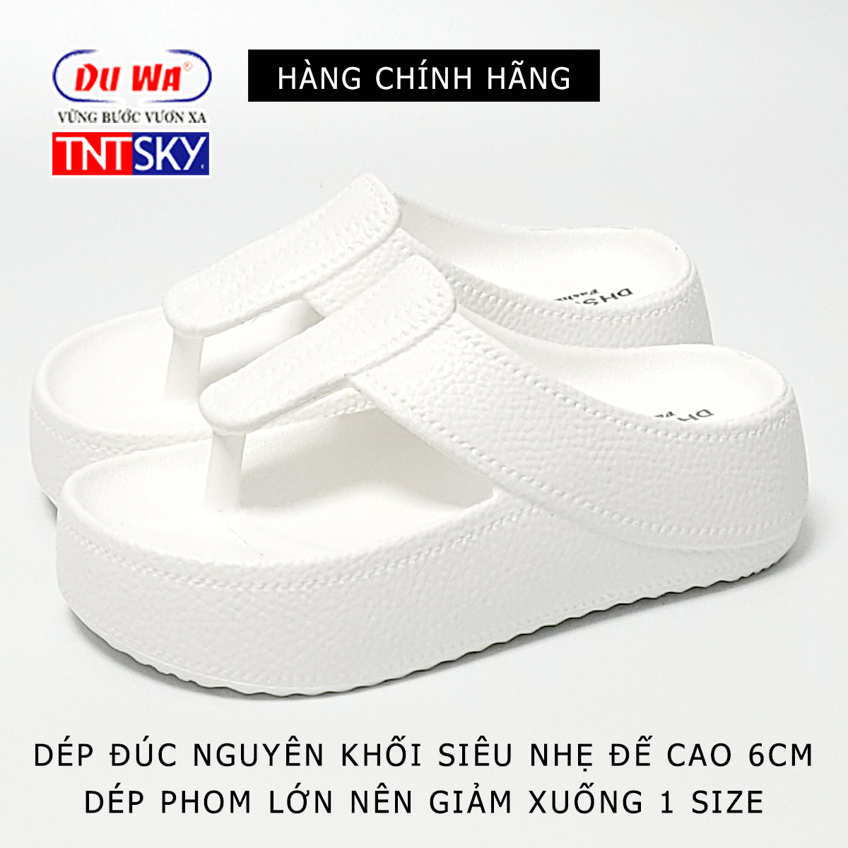 Dép Nữ Xỏ Ngón Đúc Liền Khối Siêu Nhẹ - Hàng Chính Hãng - TK352