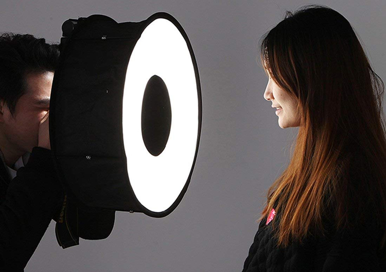 Bộ Tản Sáng Puluz Round Style Macro And Portrait Softbox (45cm) - Hàng Nhập Khẩu