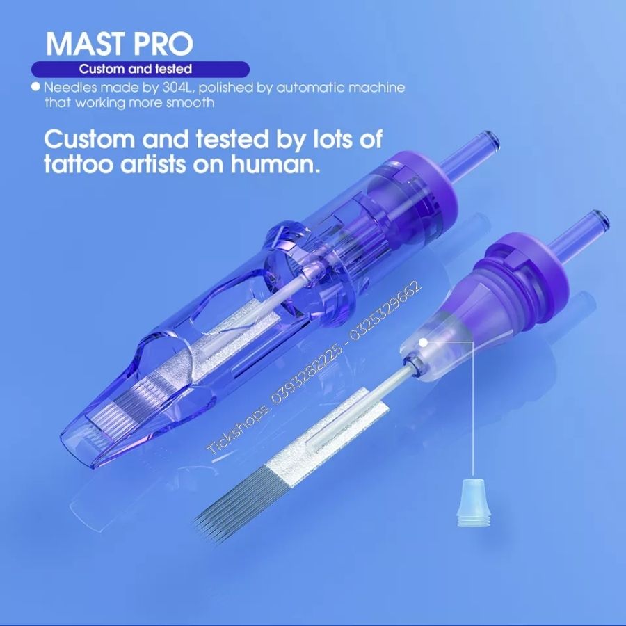 Kim MAST Pro chuyên dụng cho máy pen phun xăm tattoo hộp 10 kim