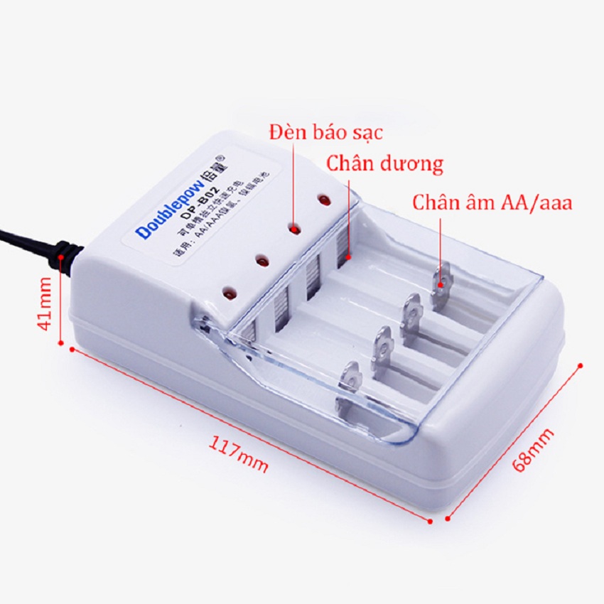 pin sạc aa - bộ sạc pin tiểu