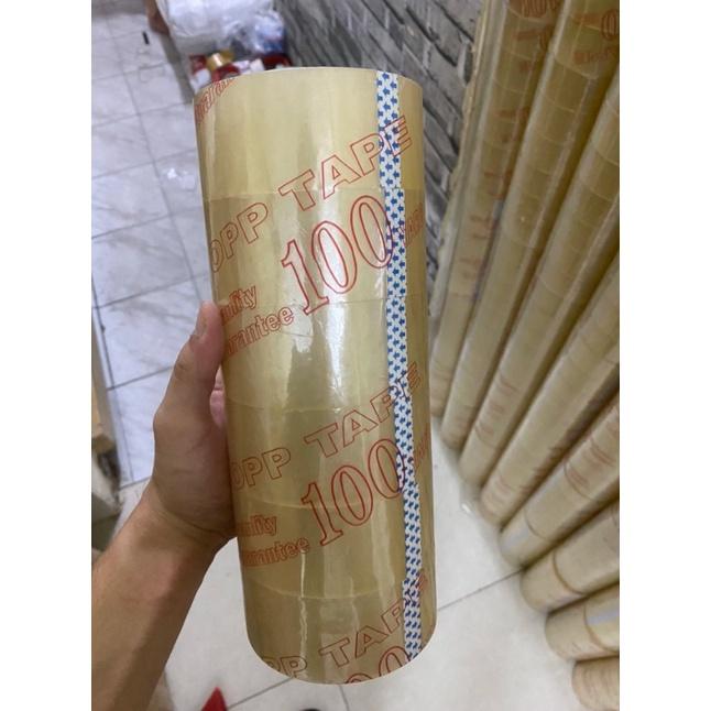 Băng Keo Trong , Đục 5cm 100Yard - 6 Cuộn / Cây
