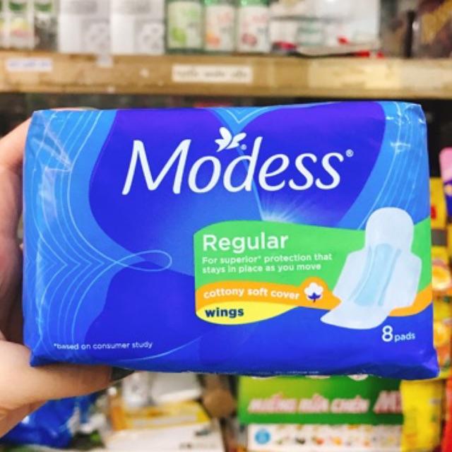 BĂNG VỆ SINH MODESS CÓ CÁNH GÓI 8 MIẾNG