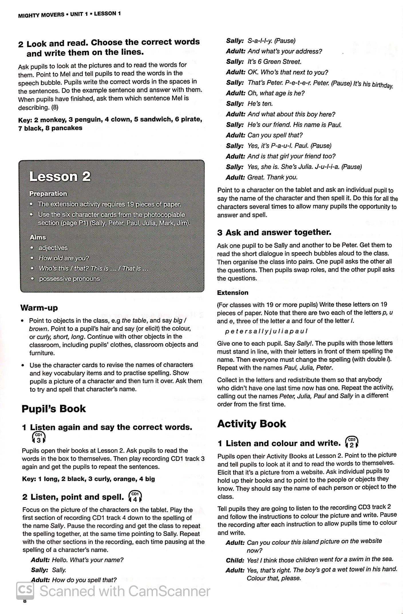 Mighty Movers 2nd Edition - Teacher's Book (Kèm DVD)