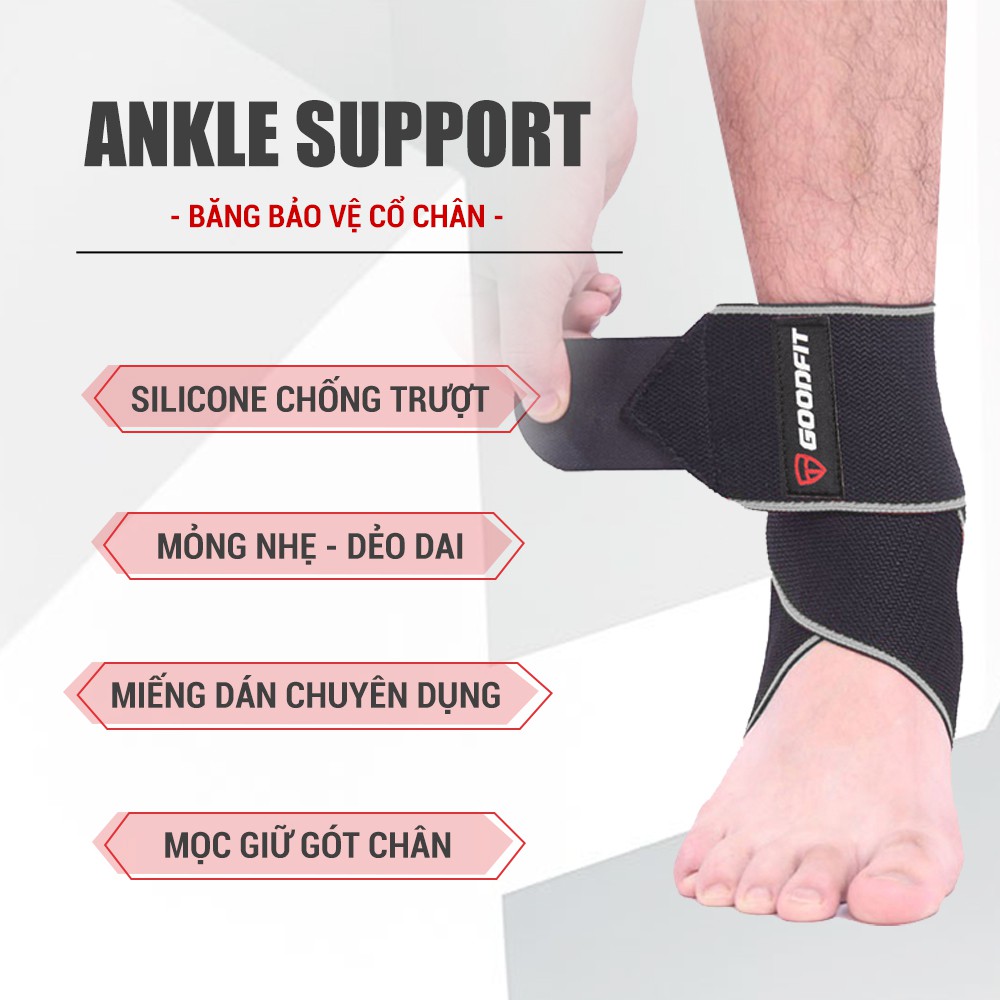 Băng bảo vệ cổ chân, mắt cá chân GoodFit GF612A