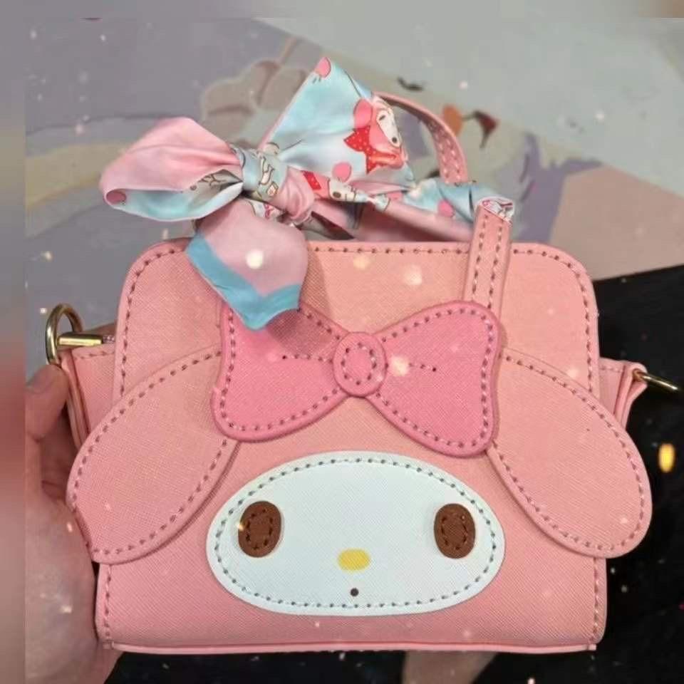 Set nguyên liệu tự làm túi xách nữ My Melody Sanrio character handmade khâu tay DIY bằng da PU dễ thương
