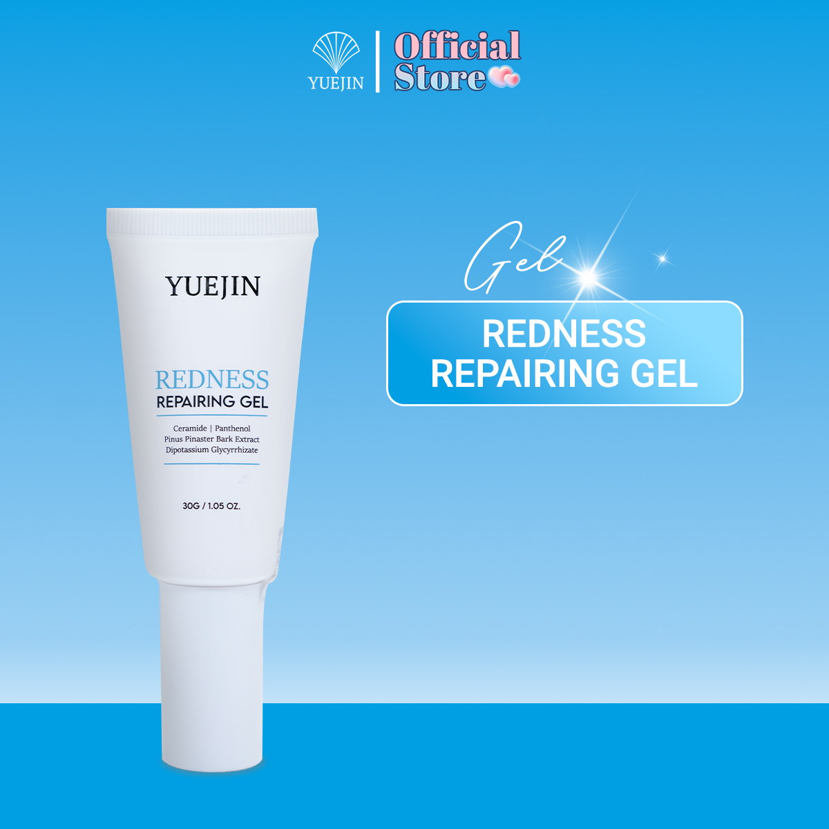 Gel làm dịu da, giảm kích ứng phục hồi giảm đỏ Redness Repairing - Yuejin