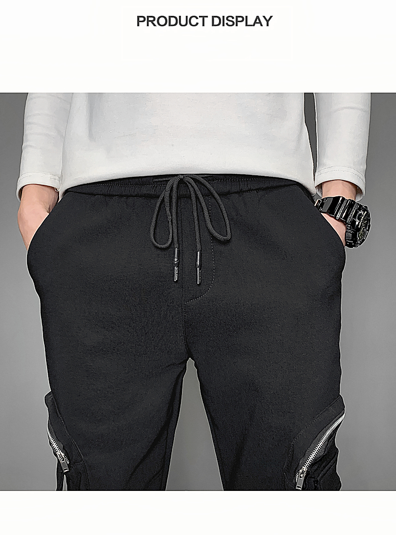 Quần Jogger 9 phân ống bó thiết kê túi hộp đầy phong cách