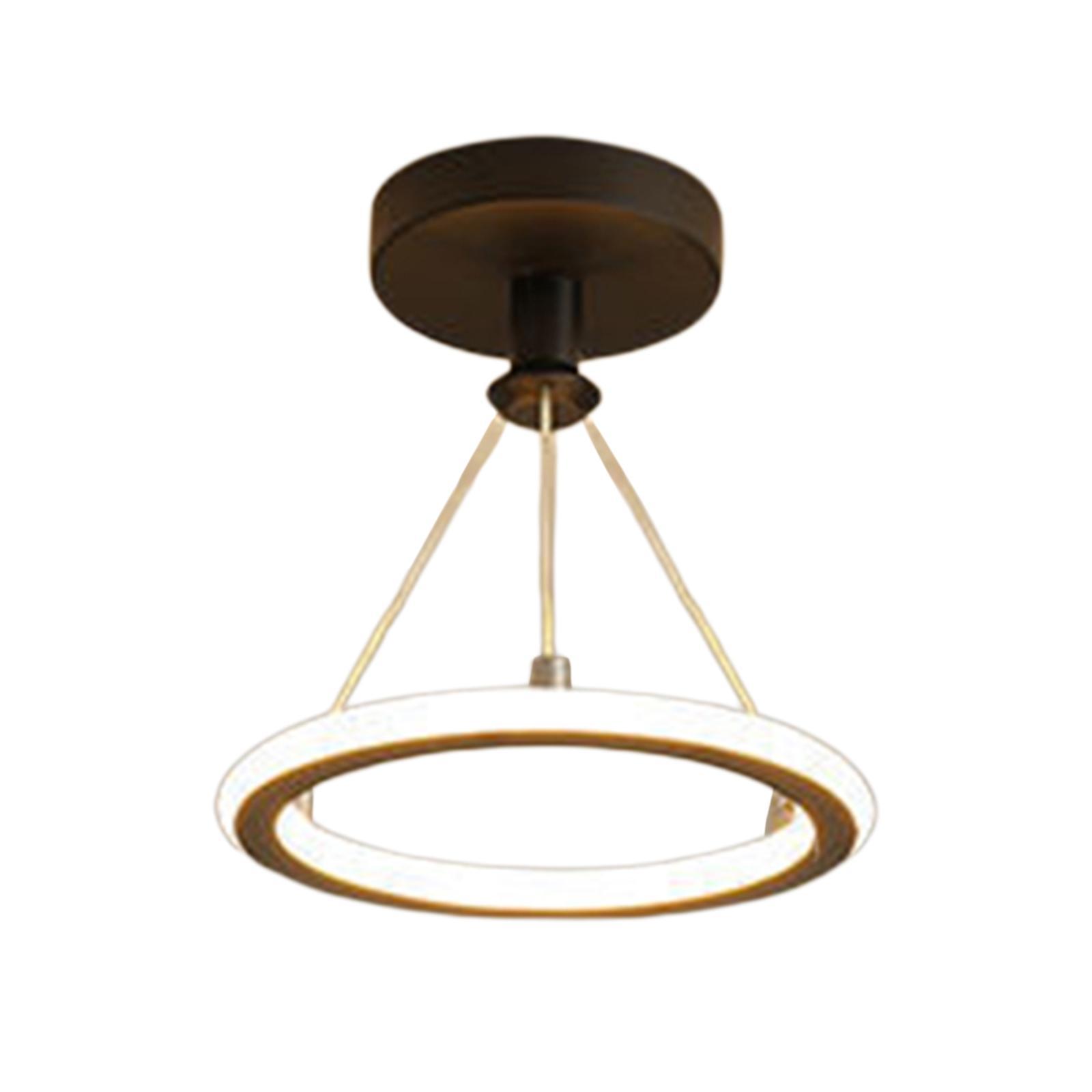 Modern Pendant Light Bar Lamp Room Decor LED Ceiling Lights Hotel Lighting Black