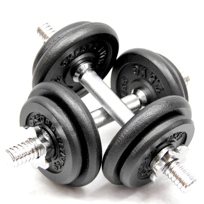 Bộ 2 Đòn Tạ Tay - 24kg Tạ