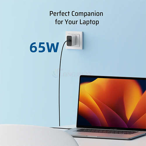 Cốc sạc Cuktech GaN 1Type-C 65W PD3.0 AD651N - Hàng chính hãng