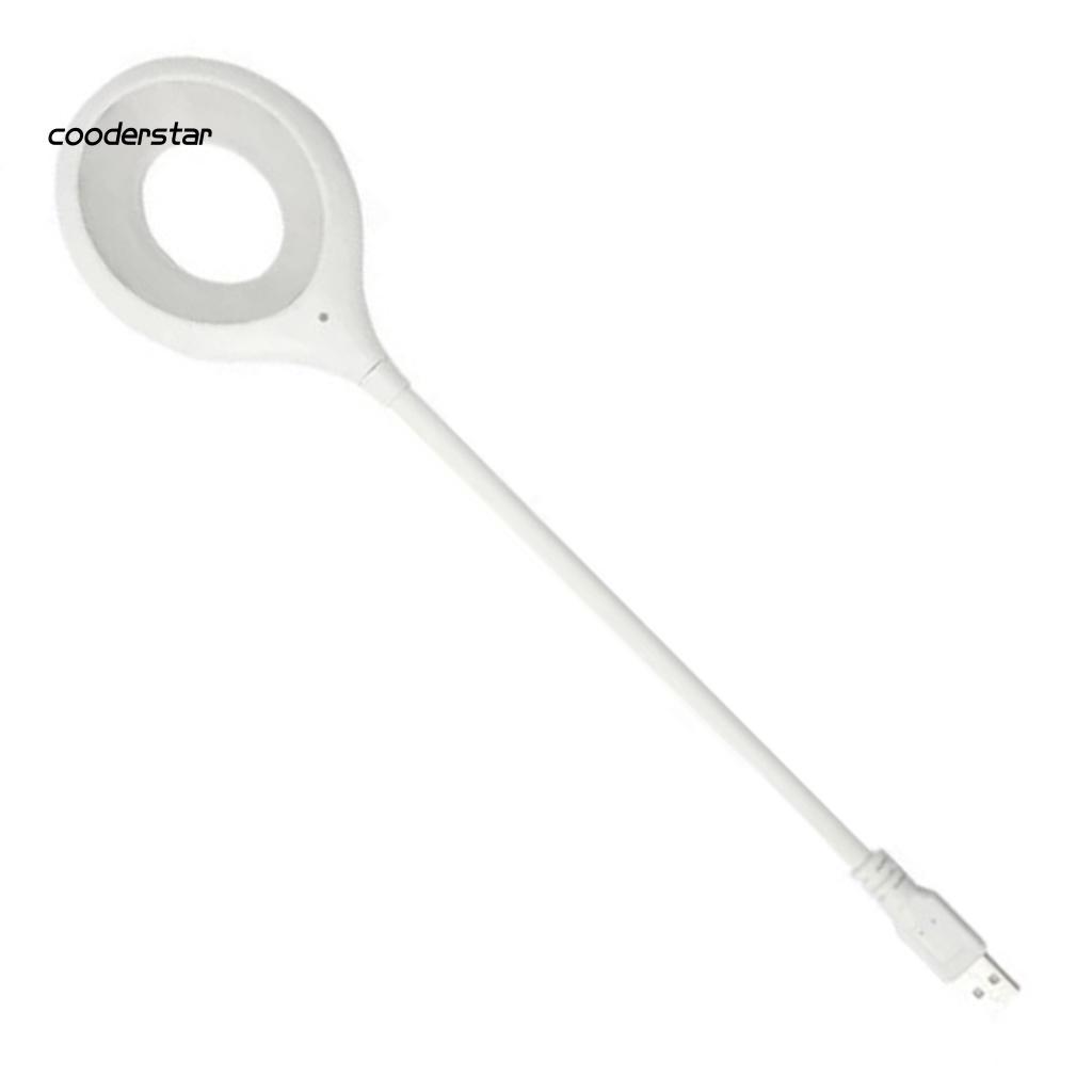 Đèn Ngủ 24 Bóng LED Hình Tròn Cổng USB