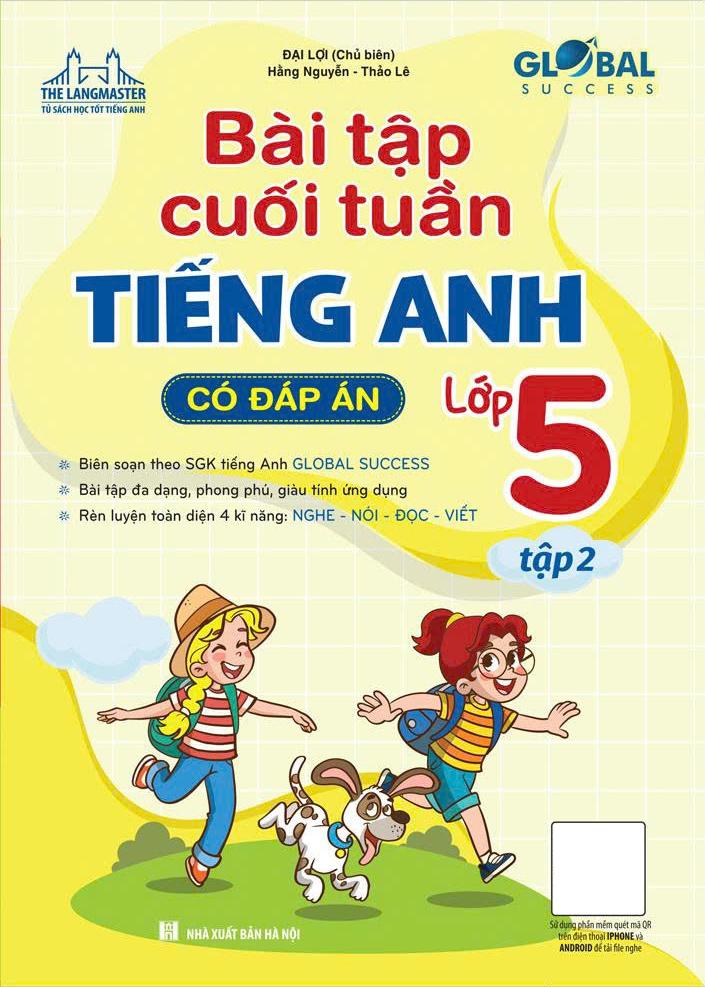 Sách - Global Success - Bài Tập Cuối Tuần Tiếng Anh Lớp 5 - Tập 2 (Có Đáp Án)