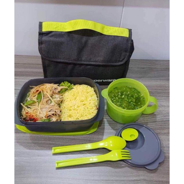 Bộ Hộp Cơm Smart Lunch Set Tupperware(không chia ngăn)