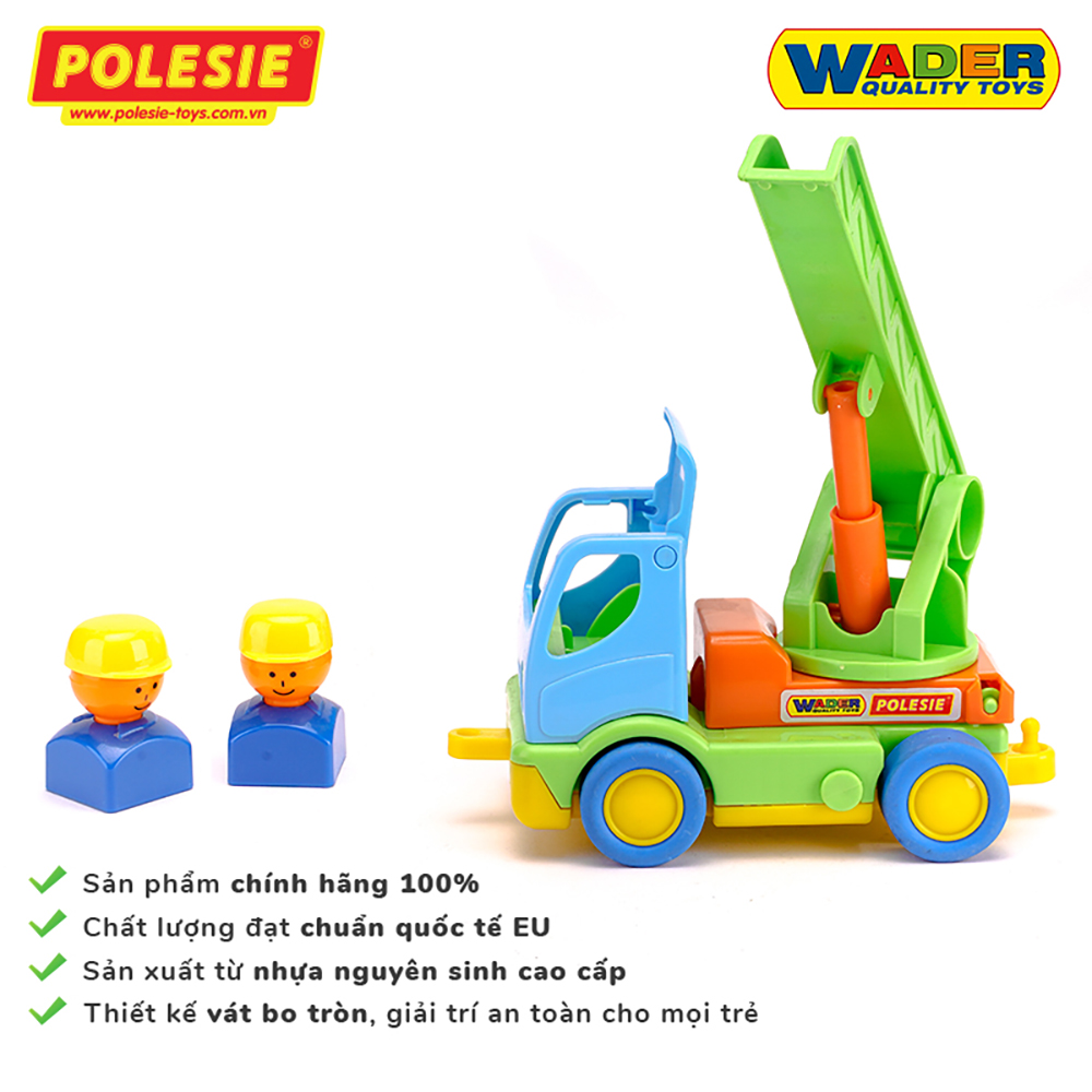 Xe tải cứu hỏa Hali đồ chơi Polesie 3225 - Hàng chính hãng nhập khẩu châu âu